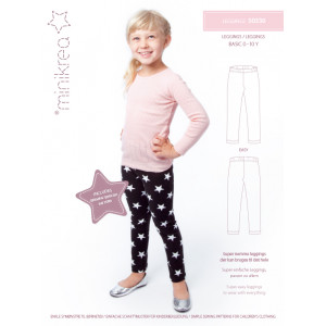 MiniKrea Schnittmuster 50330 Leggings - Papiervorlage Größe 0-10 Jahre von MiniKrea