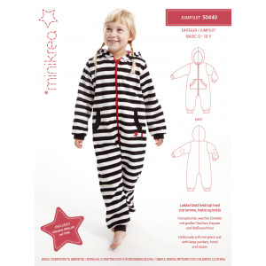 MiniKrea Schnittmuster 50440 Jumpsuit - Papiervorlage Größe 0-10 Jahre von MiniKrea