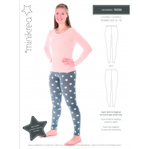 MiniKrea Schnittmuster 70330 Leggings - Papiervorlage Größe 34-50 von MiniKrea