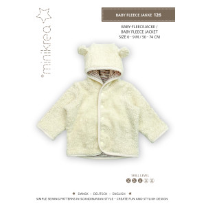 Minikrea Schnittmuster Baby Fleece Jacke von MiniKrea