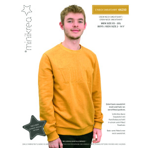 Minikrea Schnittmuster Crew-Neck Sweatshirt von MiniKrea