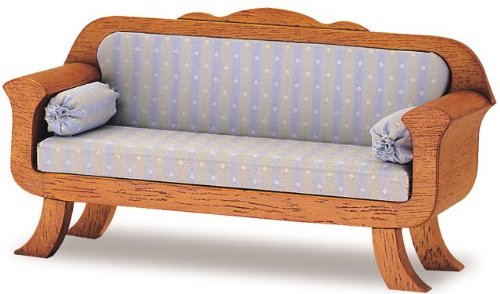 MiniMundus Biedermeier Sofa für das Puppenhaus, Bausatz von MiniMundus