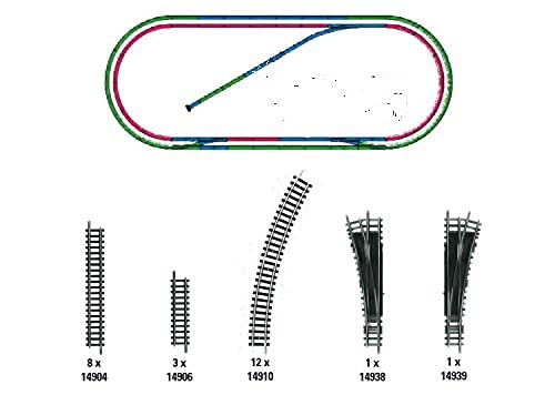 14312 N Minitrix Gleis Ergänzungs-Set 1 Set von MiniTrix