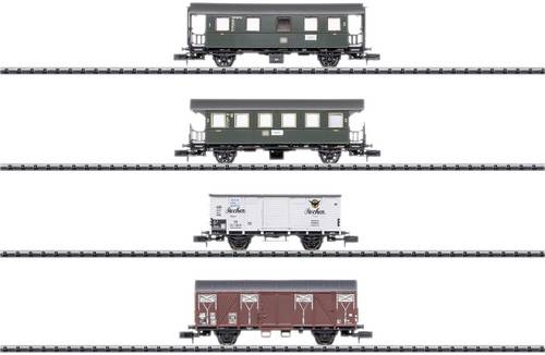 MiniTrix 15002 N 4er-Set Güterwagen GmP der DB, MHI von MiniTrix