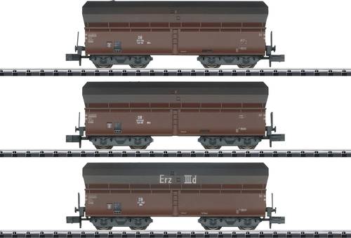 MiniTrix 18269 N 3er-Set Selbstentladewagen Kokstransport Teil 3 der DB von MiniTrix