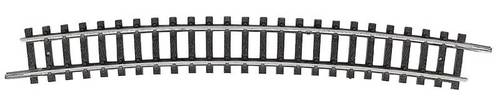 MiniTrix T14918 N Gleis Gebogenes Gleis 15° 492.6mm 10St. von MiniTrix
