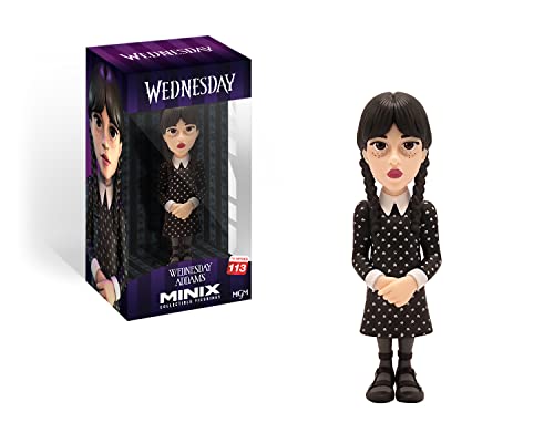 MINIX Collectible Figurines, Wednesday - Wednesday Addams, 12 cm Sammelfigur, Ab 17+ Jahren, Deutsch von MINIX