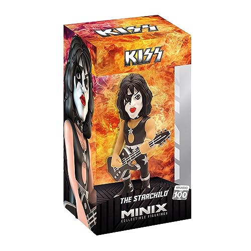 MINIX Collectible Figurines, KISS - The Starchild, 12 cm Sammelfigur, Ab 17+ Jahren, Deutsch von MINIX