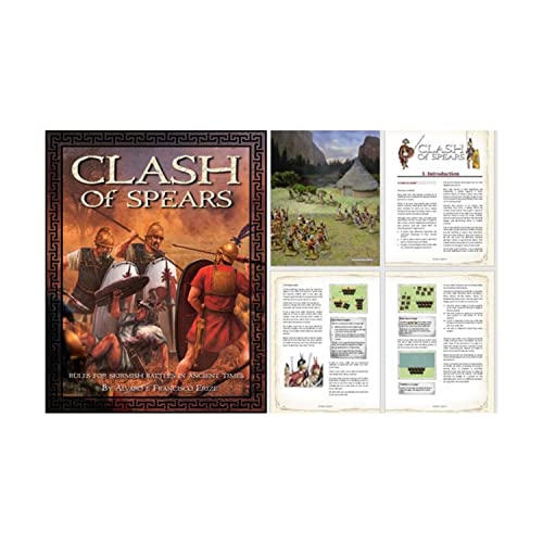 Miniatures Fighting Igel – Clash of Spears Rulebook (Hardcover) – Raids and Skirmishes in Antike Times von Miniatures