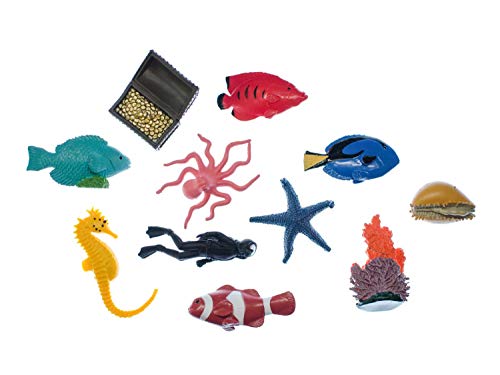 Miniblings 10x Korallenriff Fische Set Aufstellfiguren Tierfiguren Meerestiere von Miniblings