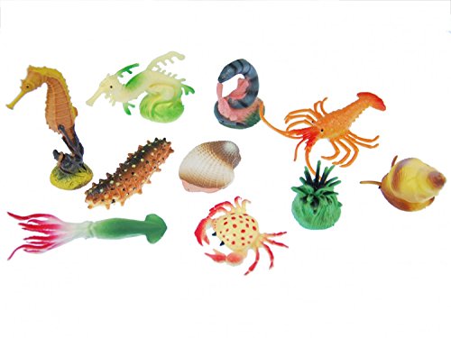 Miniblings 10x Meerestiere Seetiere Figuren Aufstellfiguren Tierfiguren Tiere von Miniblings