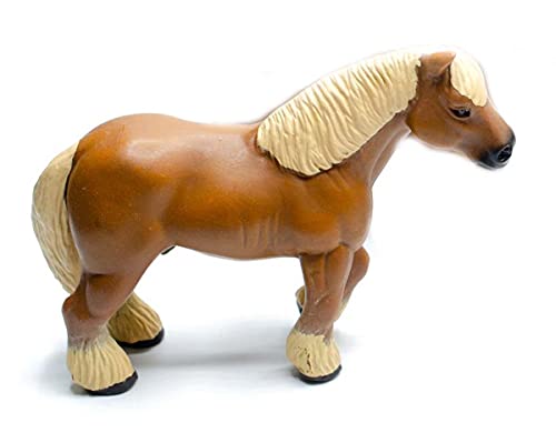 Miniblings Großes Pferd Aufstellfigur Safari Pony Tier Spielfigur Figur Haflinger 16cm von Miniblings