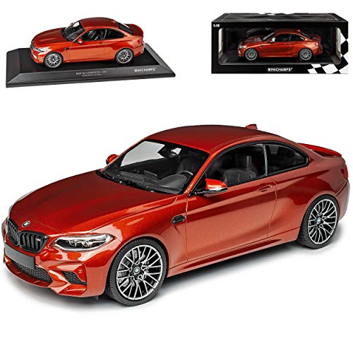 B-M-W 2er F22 M2 Competition Coupe Orange Metallic Modell Ab 2013 Version Seit 2019 limitiert 1 von 504 Stück 1/18 Minichamps Modell Auto von Minichamps