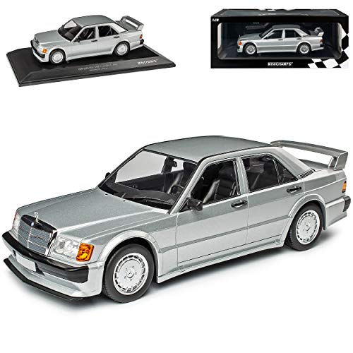 Mercedes-B C-Klasse 190E W201 2.5-16 EVO 1 Silber Metallic 1982-1993 limitiert 1 von 804 1/18 Minichamps Modell Auto von Minichamps Mercedes-Benz