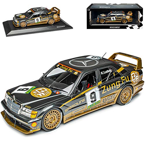 Mercedes-B C-Klasse 190E W201 2.5-16 EVO 2 Zung Fu Klaus Ludwig Macao Guia Race 1991 1982-1993 limitiert 1 von 204 1/18 Minichamps Modell Auto mit individiuel.. von Minichamps Mercedes-Benz