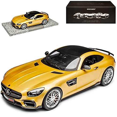 Mercedes-B AMG GT S Bra-Bus 600 Coupe Gold Gelb Ab 2014 limitiert 333 Stück 1/18 Minichamps Modell Auto von Minichamps Mercedes-Benz