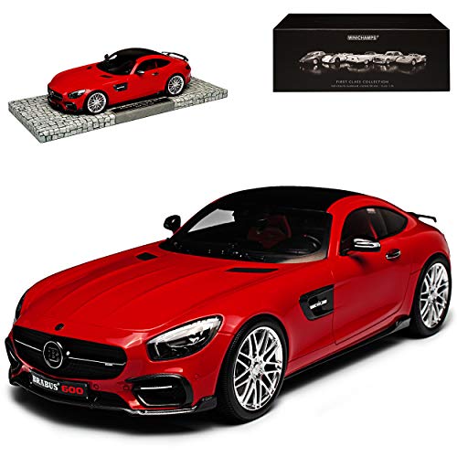 Mercedes-B AMG GT S Bra-Bus 600 Coupe Rot Ab 2014 limitiert 333 Stück 1/18 Minichamps Modell Auto mit individiuellem Wunschkennzeichen von Minichamps Mercedes-Benz