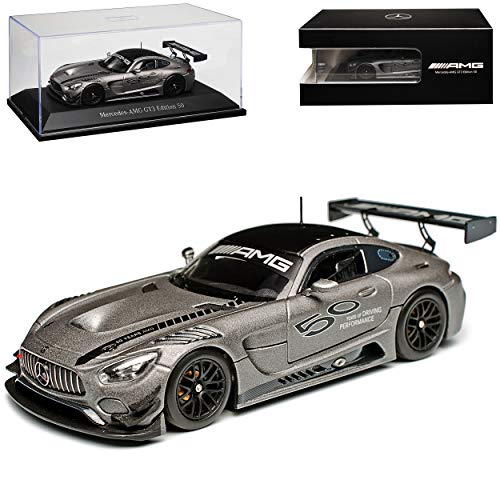 Mercedes-B AMG GT3 50 Jahre Edition Coupe Matt Grau Ab 2014 1/43 Minichamps Modell Auto von Minichamps Mercedes-Benz