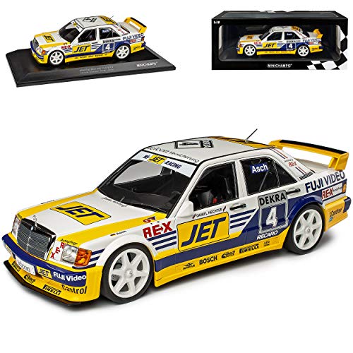 Mercedes-B C-Klasse 190E W201 2.5-16 EVO 1 Team MS-Jet Roland Asch DTM 1989 1982-1993 limitiert 1 von 300 1/18 Minichamps Modell Auto von Minichamps Mercedes-Benz