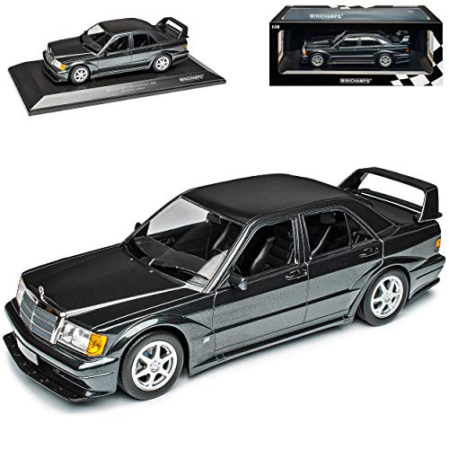 Mercedes-Benz C-Klasse 190E W201 2.5-16 EVO 2 Blau Schwarz Metallic 1982-1993 limitiert 1 von 1002 1/18 Minichamps Modell Auto von Minichamps Mercedes-Benz