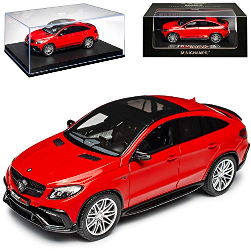 Mercedes-B GLE 63S AMG C292 Bra-Bus 850 Rot 2015-2019 1/43 Minichamps Modell Auto mit individiuellem Wunschkennzeichen von Minichamps Mercedes-Benz