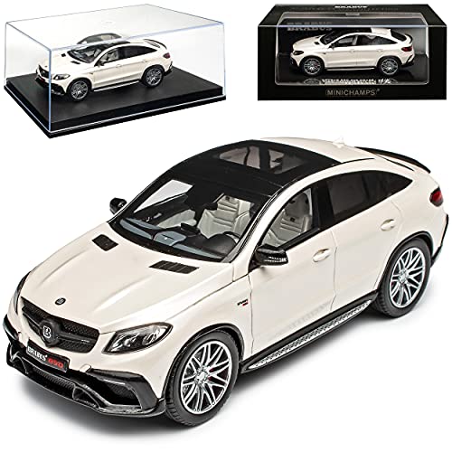 Mercedes-B GLE 63S AMG C292 Bra-Bus 850 Weiss 2015-2019 1/43 Minichamps Modell Auto mit individiuellem Wunschkennzeichen von Minichamps Mercedes-Benz