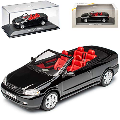 Opel Astra G Cabrio Schwarz 1998-2005 1/43 Minichamps Modell Auto von Minichamps Opel