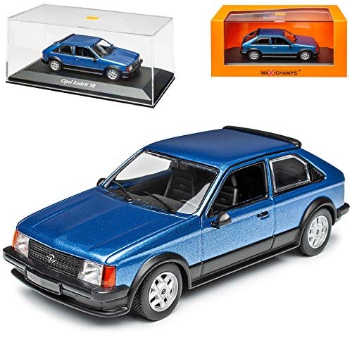 Opel Kadett D SR Metallic Blau 3 Türer 1979-1984 1/43 Minichamps Maxichamps Modell Auto von Minichamps Opel