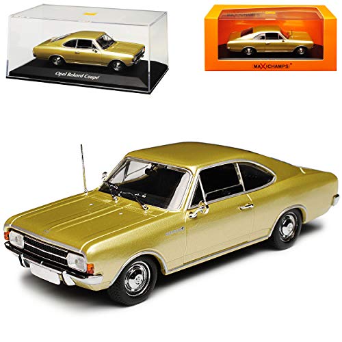 Opel Rekord C Coupe Gold 1966-1971 1/43 Minichamps Maxichamps Modell Auto von Minichamps Opel