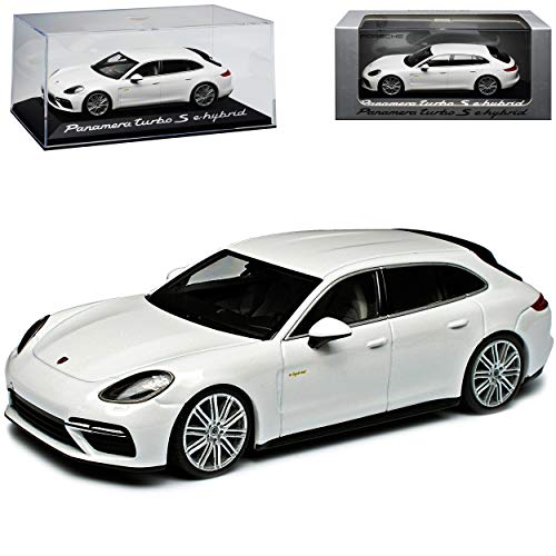 Porsch Panamera 971 Turbo S E-hybrid Sport Turismo Shooting Brake Weiss Ab 2017 1/43 Minichamps Modell Auto von Minichamps Porsche