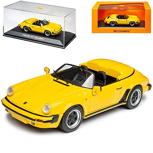 Porsche 911 964 Speedster Cabrio Gelb 1988-1994 1/43 Minichamps Maxichamps Modell Auto von Minichamps Porsche