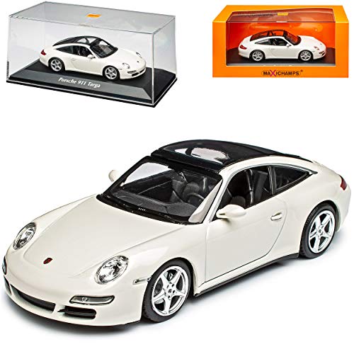 Porsche 911 997 Targa Coupe Weiss 2004-2012 1/43 Minichamps Maxichamps Modell Auto von Minichamps Porsche