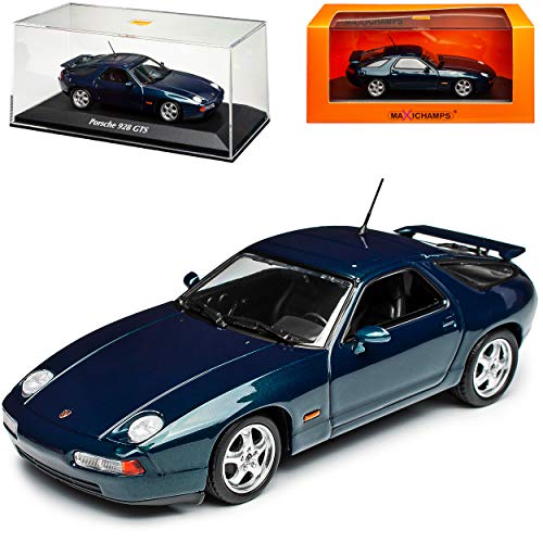 Porsche 928 GTS Coupe Dunkel Grün Fast Schwarz Metallic 1991 1977-1995 1/43 Minichamps Maxichamps Modell Auto mit individiuellem Wunschkennzeichen von Minichamps Porsche