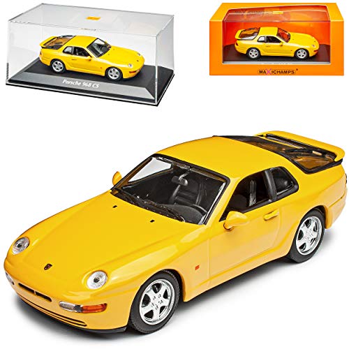 Porsche 968 CS Coupe Gelb 1991-1995 1/43 Minichamps Maxichamps Modell Auto von Minichamps Porsche