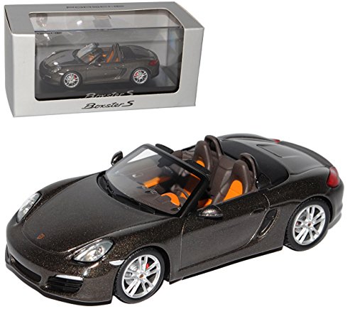 Porsche Boxter S Cabrio Grau 981 Ab 2012 1/43 Minichamps Modell Auto von Minichamps Porsche