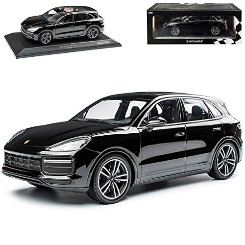 Porsche Cayenne Turbo S III PO536 Schwarz 3. Generation Ab 2017 limitiert 1 von 504 Stück 1/18 Minichamps Modell Auto mit individiuellem Wunschkennzeichen von Minichamps Porsche