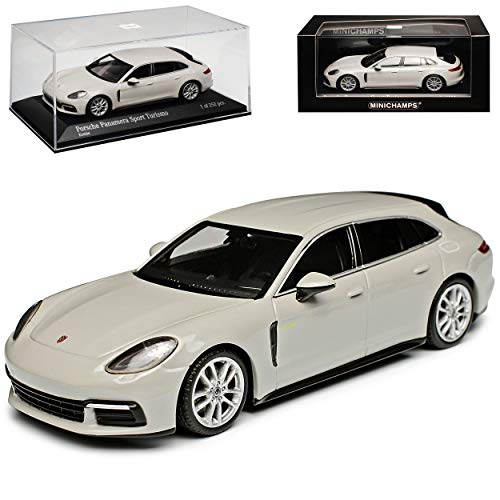 Porsche Panmera 971 4E-hybrid Sport Turismo Shooting Brake Kreide Hell Grau Ab 2017 limitiert 1 von 252 Stück 1/43 Minichamps Modell Auto mit individiuellem Wunschkennzeichen von Minichamps Porsche