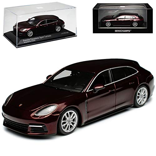 Porsche Panmera 971 4S Sport Turismo Shooting Brake Rot Ab 2017 limitiert 1 von 252 Stück 1/43 Minichamps Modell Auto mit individiuellem Wunschkennzeichen von Minichamps Porsche