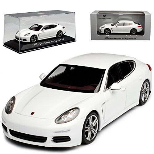 Porsche Panmera e-hybrid Weiss Ab Facelift 2013 1/43 Minichamps Modell Auto von Minichamps Porsche