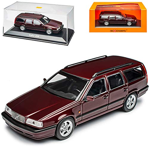 Volvo 850 Break Kombi Dunkel Rot Metallic 1991-1996 1/43 Minichamps Maxichamps Modell Auto mit individiuellem Wunschkennzeichen von Minichamps Volvo