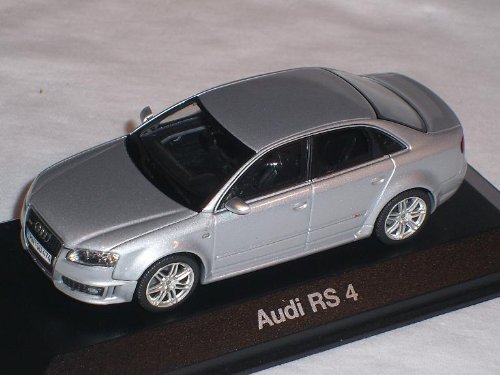 Audi RS4 RS 4 A4 A Limousine 2007 Silber 1/43 Minichamps Modellauto Modell Auto SondeRangebot von Minichamps