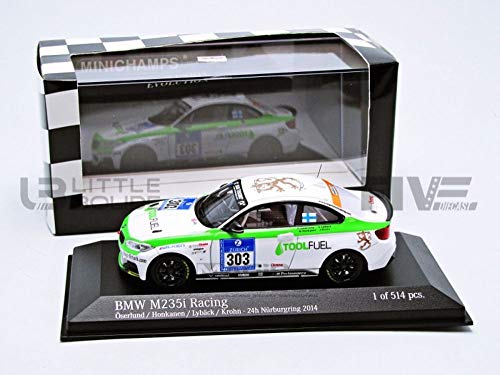 BMW Modellbausatz M 235i Pista, No.303, 24h Nürburgring, 2014, vorgefertigtes Modell, Minichamps Maßstab 1:43, Modell exklusiv aus der Kollektion von Minichamps