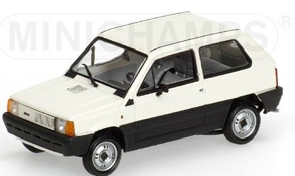 Minichamps Druckguss-Modell FIAT Panda in Weiß - Modellauto - Spielzeugauto - Kind - 14495076031 von Kyosho