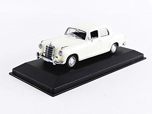 Maxichamps 1:43 1956 Mercedes-Benz 220S - Weiß von Minichamps