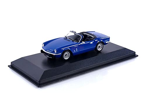 Maxichamps 940132531-1:43 Triumph Spitfire Mkiv-1972-Blue Sammel-Miniaturauto, Blau von Minichamps