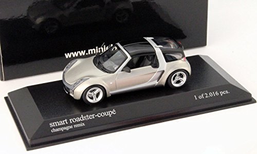 MINICHAMPS 400032121 - Smart Roadster Coupe, Maßstab: 1:43, metallic grau von Minichamps