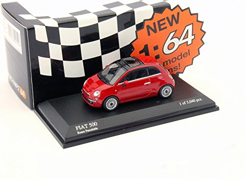 MINICHAMPS 640121700 - FIAT 500, Maßstab: 1:64, rot von Minichamps