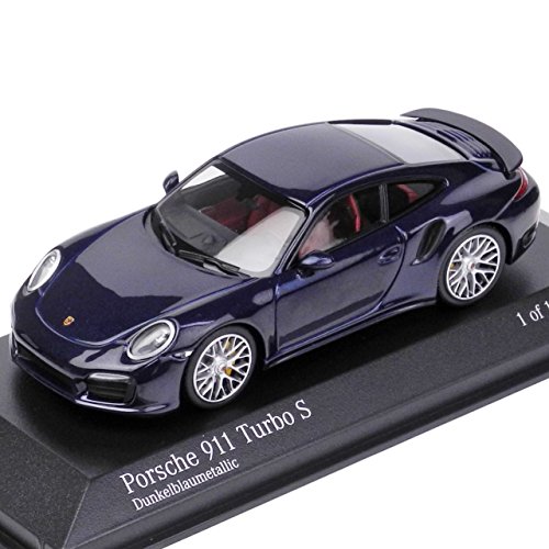 Minichamps 1: 43 Maßstab 2013 Porsche 911 Turbo S (Metallic Blau) von Minichamps