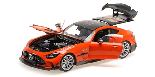 Minichamps 110032024 - Mercede. A-M-G GT Black Series Orange with Silver Wheels 2021 - maßstab 1/18 - Modellauto von Minichamps