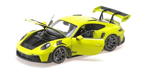 Minichamps 110062028 - Porsch. 911 (992) GT3RS Acid Green with Black Wheels 2023 - maßstab 1/18 - Modellauto von Minichamps